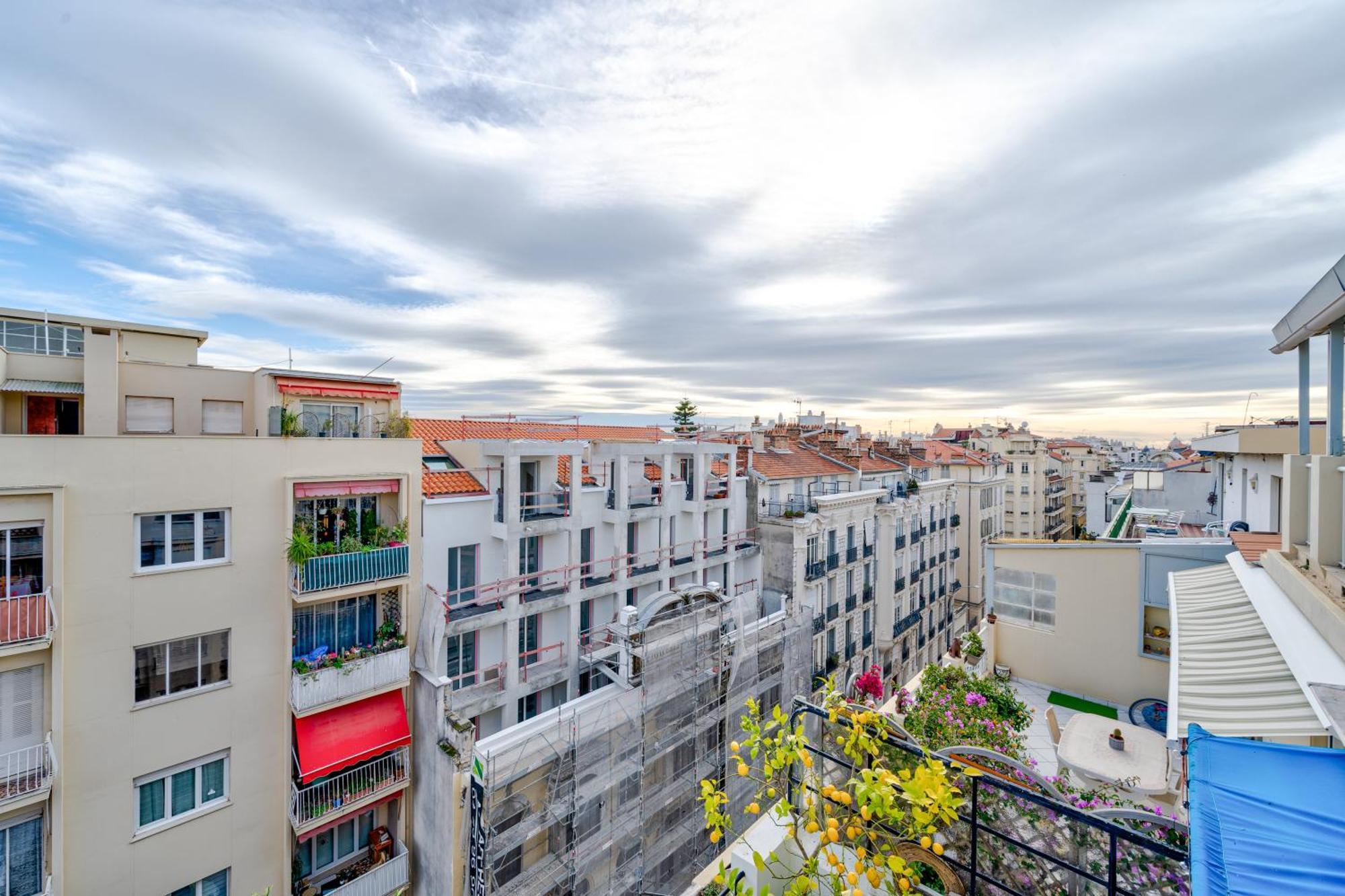 Top Floor Terrace - Dernier Etage Terrasse Cosy Nice Exterior photo