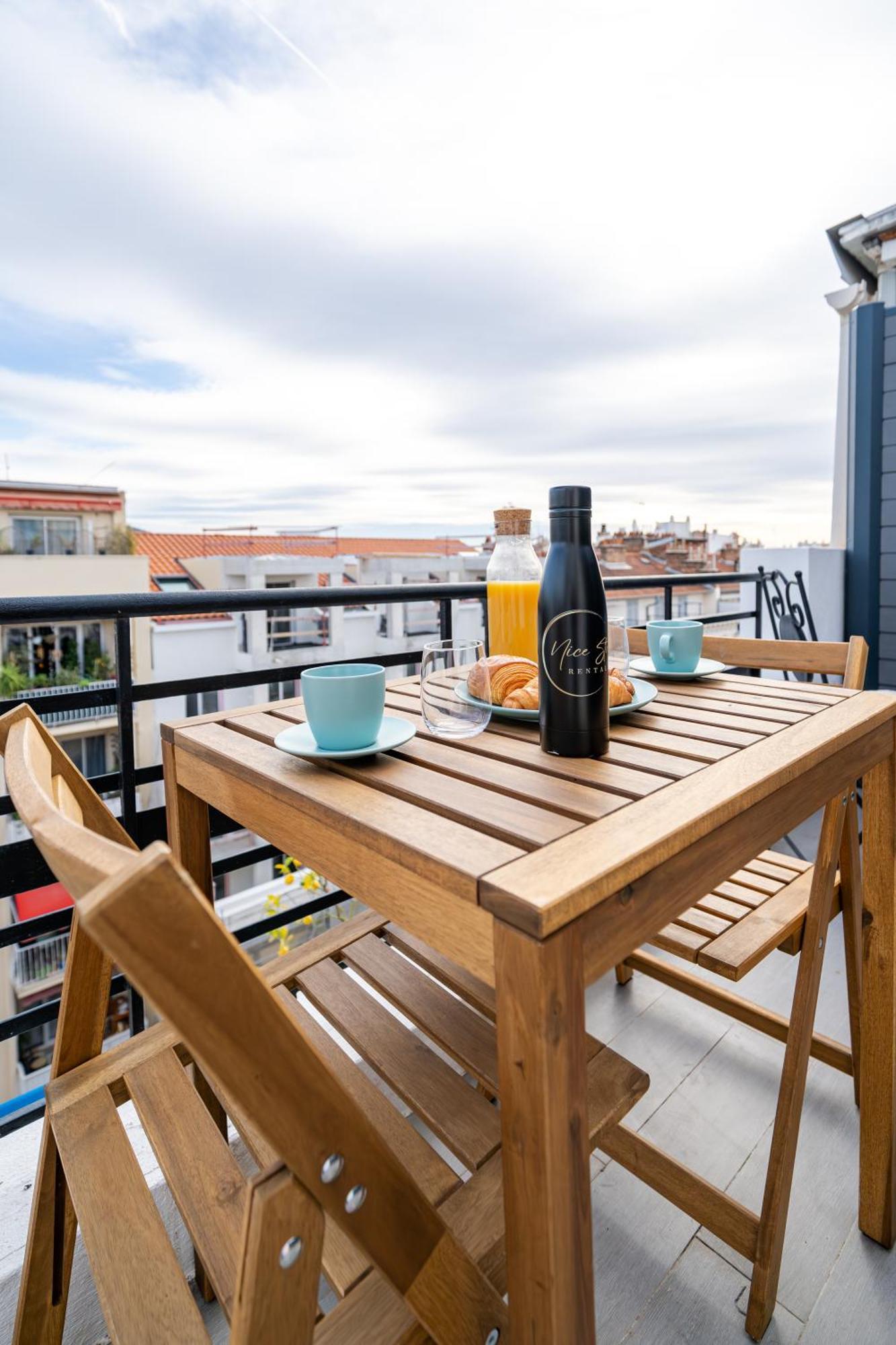 Top Floor Terrace - Dernier Etage Terrasse Cosy Nice Exterior photo